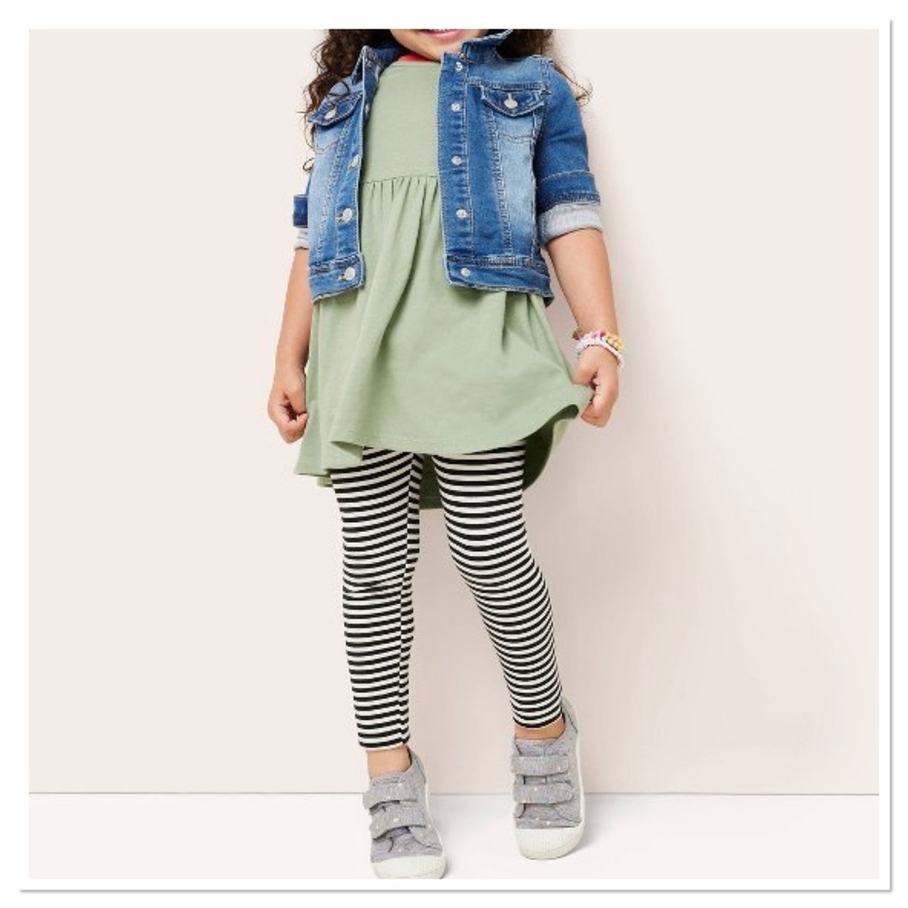 Girl’s Toddler Solid Knit Dress Cat & Jack NWT